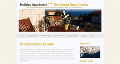 Desktop Screenshot of bol-croatia-apartment.com